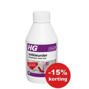 HG Ontkleurder Doorgelopen Witte Was Gratis Retour